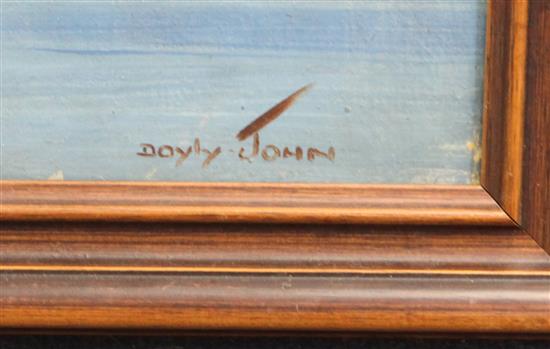 § Cecil Rochfort DOyly John (1906-1993) Fishing boats on a calm sea 16 x 20in.